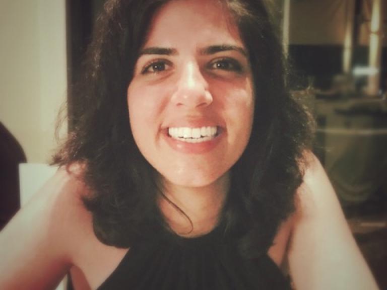 Image Description: Rania Abi Rafeh smiling for the camera.