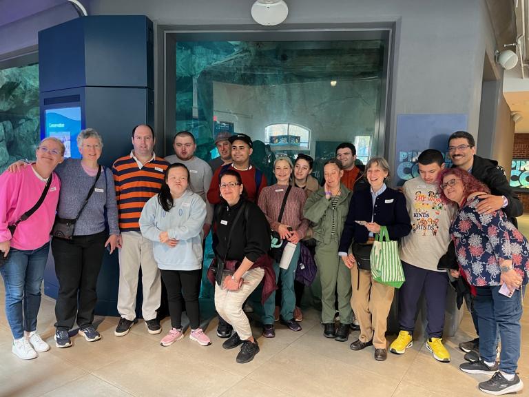 Group photo at the Maritime Aquairum 