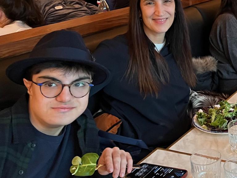 Ali and a guest