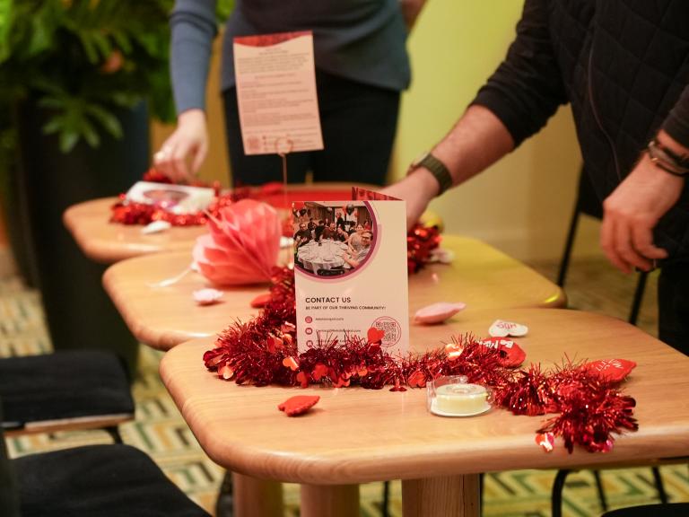 Tables from the event 