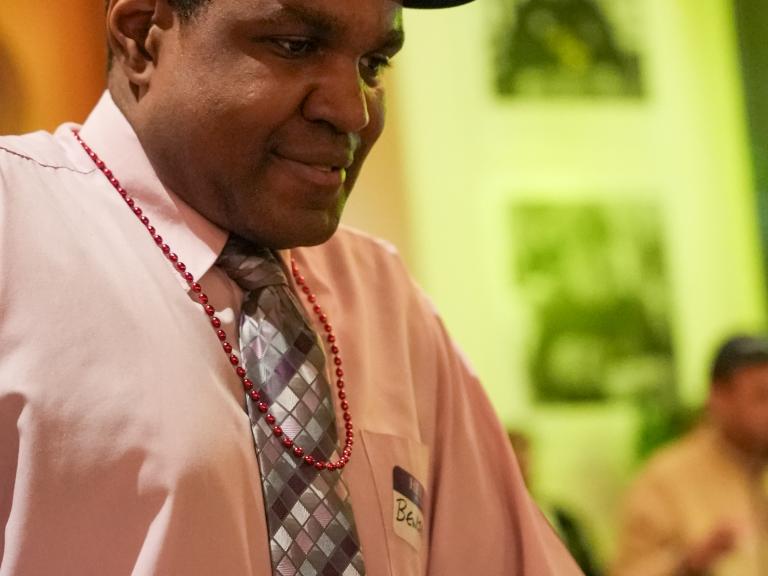 Guest wearing a D&A hat 