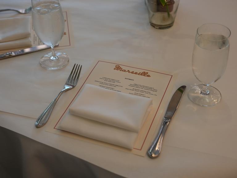 The Brunch Menus at Marseille