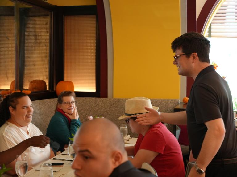 Guests Enjoying Brunch 