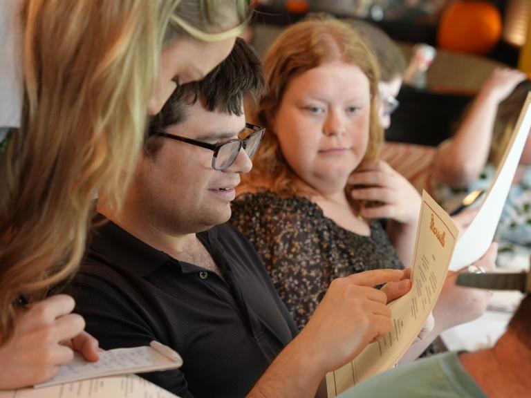 Guest Deciding What to Order 