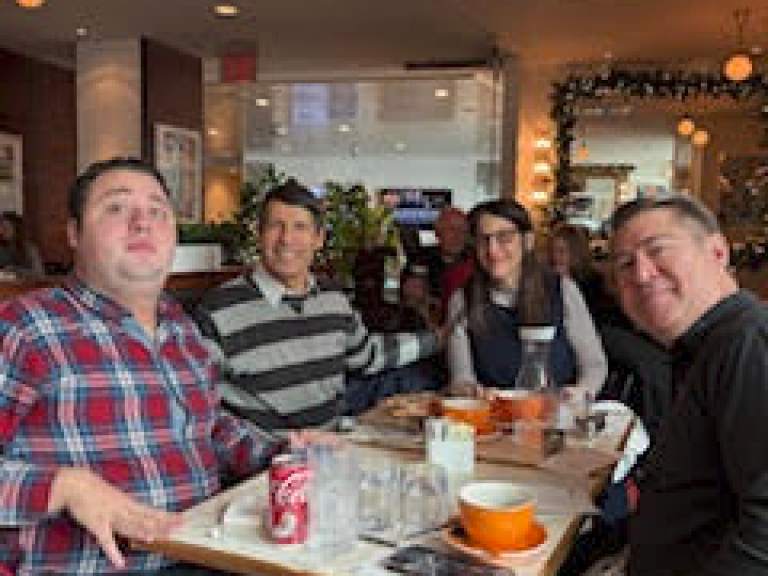 Guest Enjoying Brunch