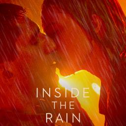 Image Description: Man and woman kissing in the rain.