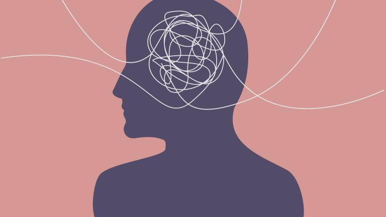 picture of a strings messy within a brain