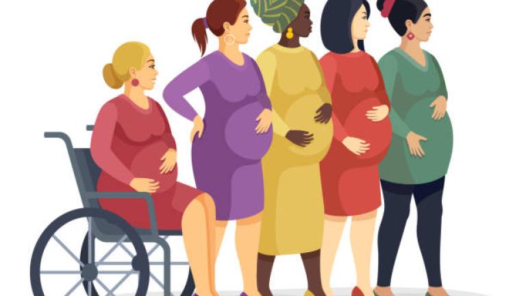 group of pregant people